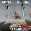 Delta Faucet Arctic Stainless Single Handle Pull Down Kitchen Faucet 