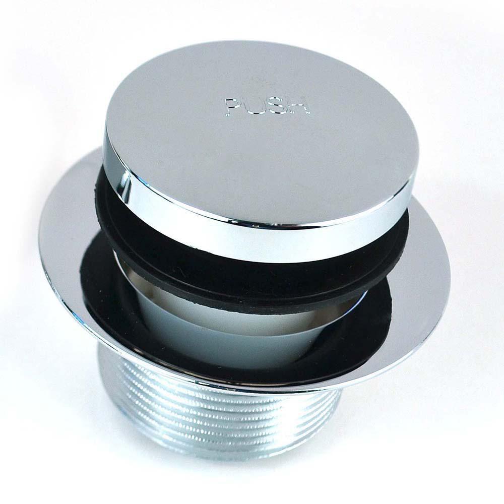 Watco Polished Chrome Brass Toe-Tap Drain 
