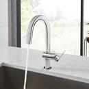 GROHE StarLight&reg; Chrome Monoblock Single Handle Pull Down Kitchen Faucet 