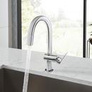 GROHE StarLight&reg; Chrome Monoblock Single Handle Pull Down Kitchen Faucet 