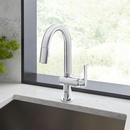 GROHE StarLight&reg; Chrome Monoblock Single Handle Pull Down Kitchen Faucet 