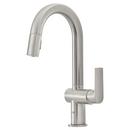 GROHE StarLight SuperSteel Monoblock Single Handle Pull Down Kitchen Faucet 