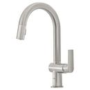 GROHE StarLight SuperSteel Monoblock Single Handle Pull Down Kitchen Faucet 
