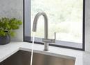 GROHE StarLight SuperSteel Monoblock Single Handle Pull Down Kitchen Faucet 