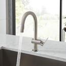 GROHE StarLight&reg; SuperSteel Monoblock Single Handle Pull Down Kitchen Faucet 