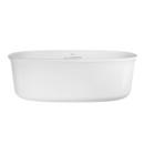 JACUZZI&reg; White Gloss Freestanding Bathtub Center Drain in White Gloss 