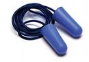 NRR 32 Metal Detectable Disposable Corded Earplug in Blue