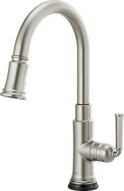 Single Handle Pull Down Kitchen Faucet with Touch Activation in Brilliance&reg; Stainless