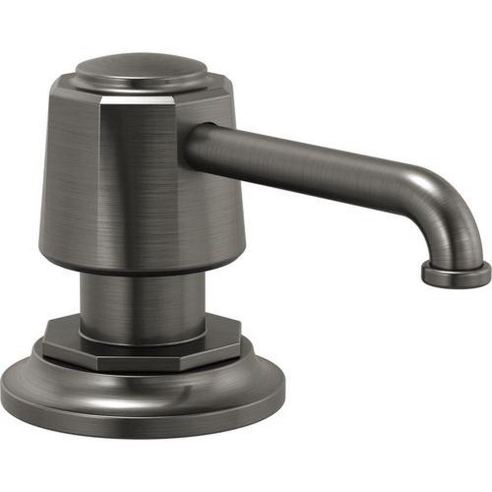 Brizo Luxe Steel 13-1/8 in. 13 oz. Kitchen Soap Dispenser 