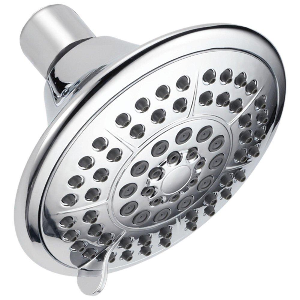 Delta Faucet Brilliance&reg; Stainless Multi Function Drenching, Fast Massage, Full Body, Full Spray with Massage and Pause Showerhead 