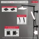 Delta Faucet Matte Black No Handle Multi Function Shower System 
