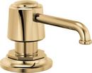 Brizo Polished Gold 13-1/8 in. 13 oz. Kitchen Soap Dispenser 