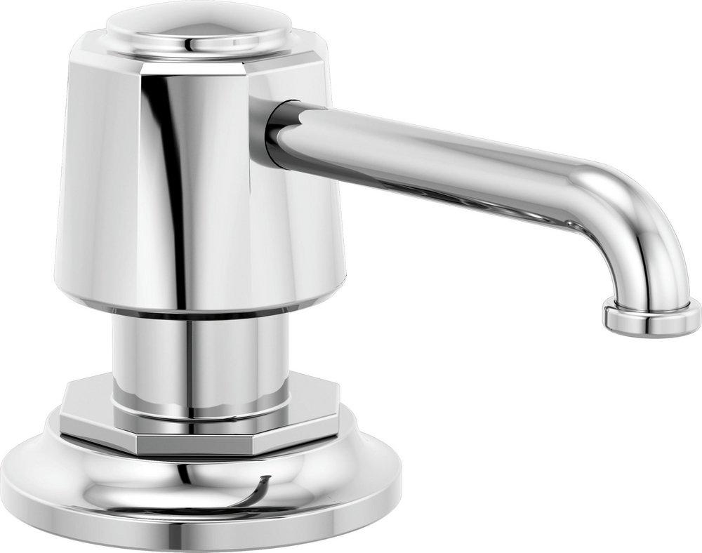 Delta Faucet Chrome 13-1/8 in. 13 oz. Kitchen Soap Dispenser 