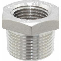 1 x 1/4 in. Threaded 3000# Domestic Stainless Steel Reducing Bushing