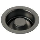 Delta Faucet Black Stainless 1-11/16 x 4-1/2 in. Brass Disposer Flange and Stopper 