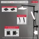 Delta Faucet Matte Black No Handle Multi Function Shower System 
