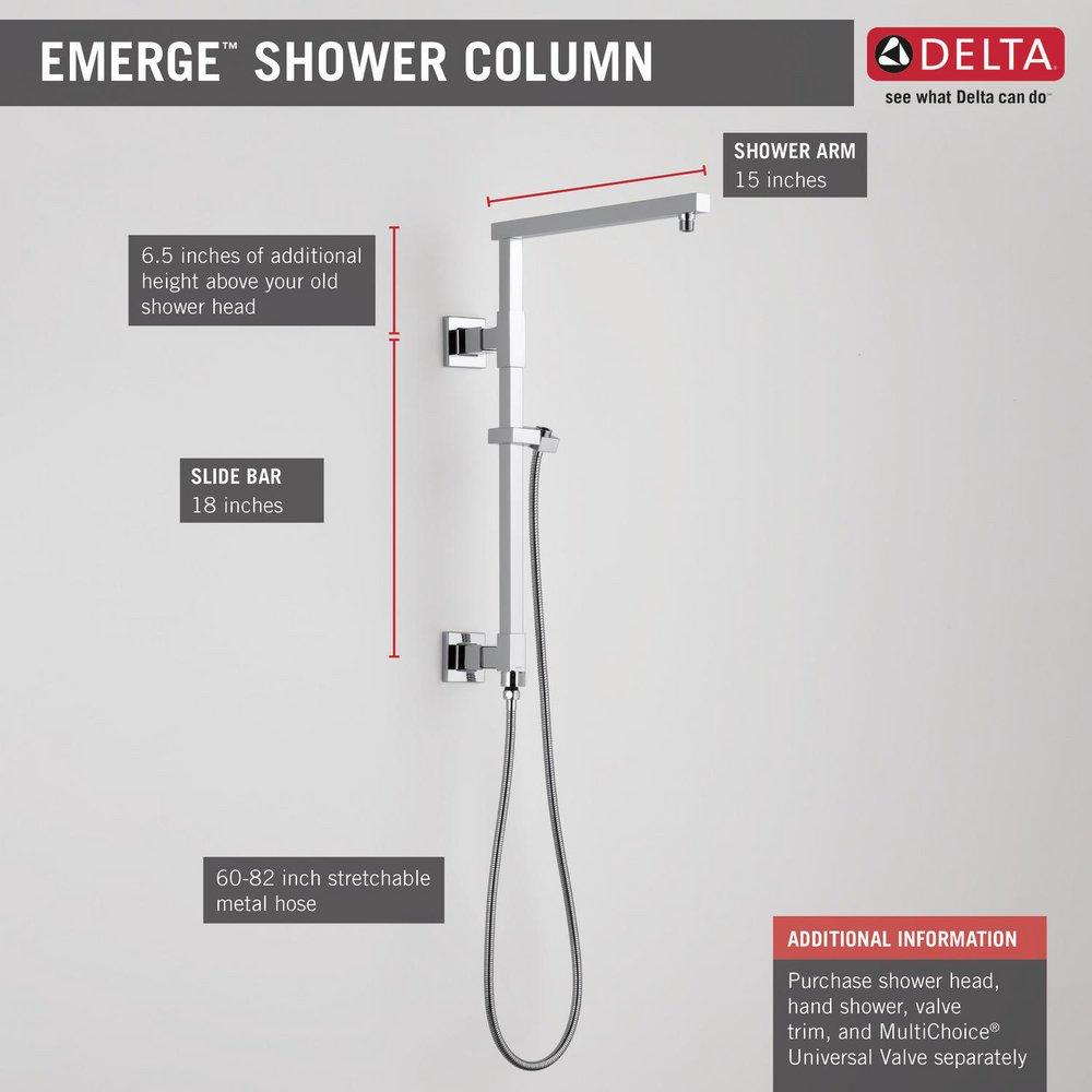 Delta Faucet Venetian Bronze No Handle Multi Function Shower System 