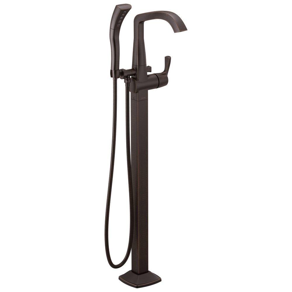 Delta Faucet Venetian Bronze Single Handle Lever Floor Mount Filler (Trim Only) 