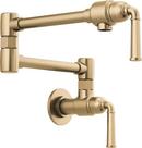 Brizo Luxe Gold Two Handle Lever Pot Filler 
