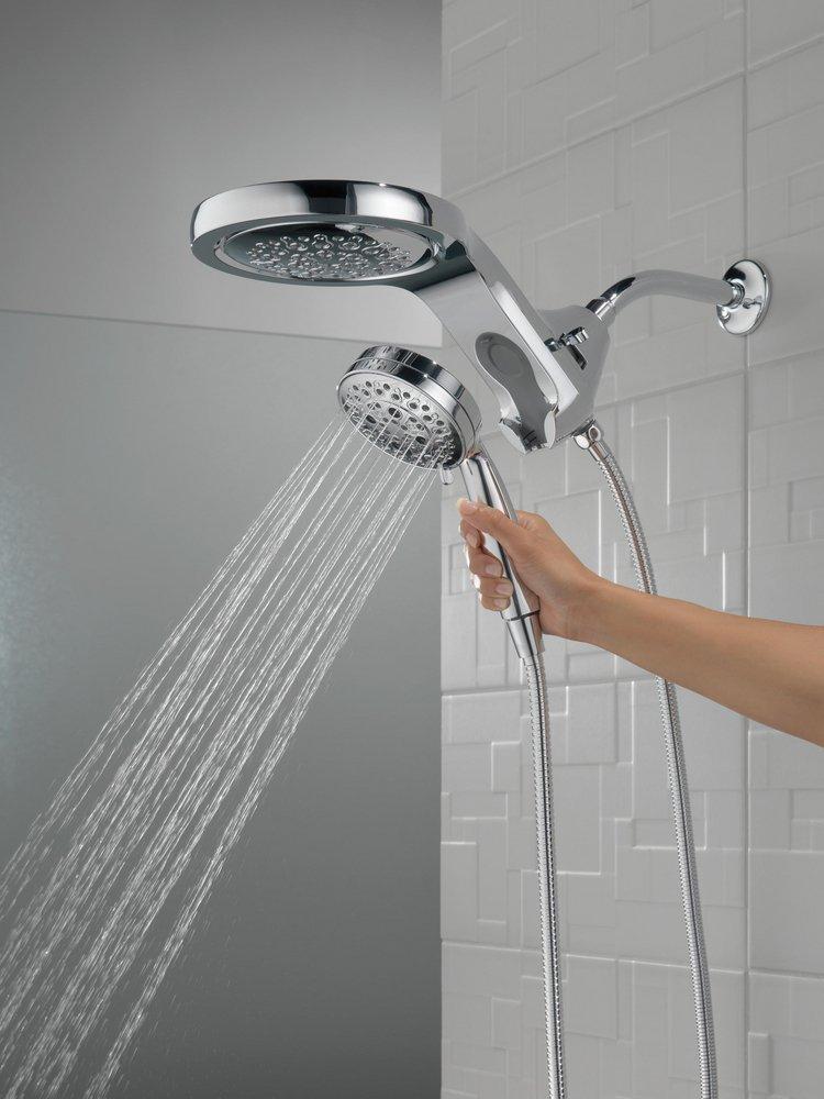 Delta Faucet Polished Chrome Multi Function Hand Shower 