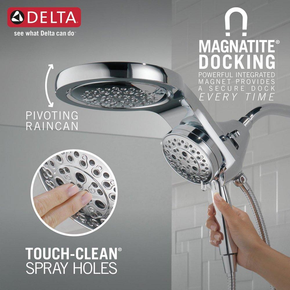 Delta Faucet Polished Chrome Multi Function Hand Shower 