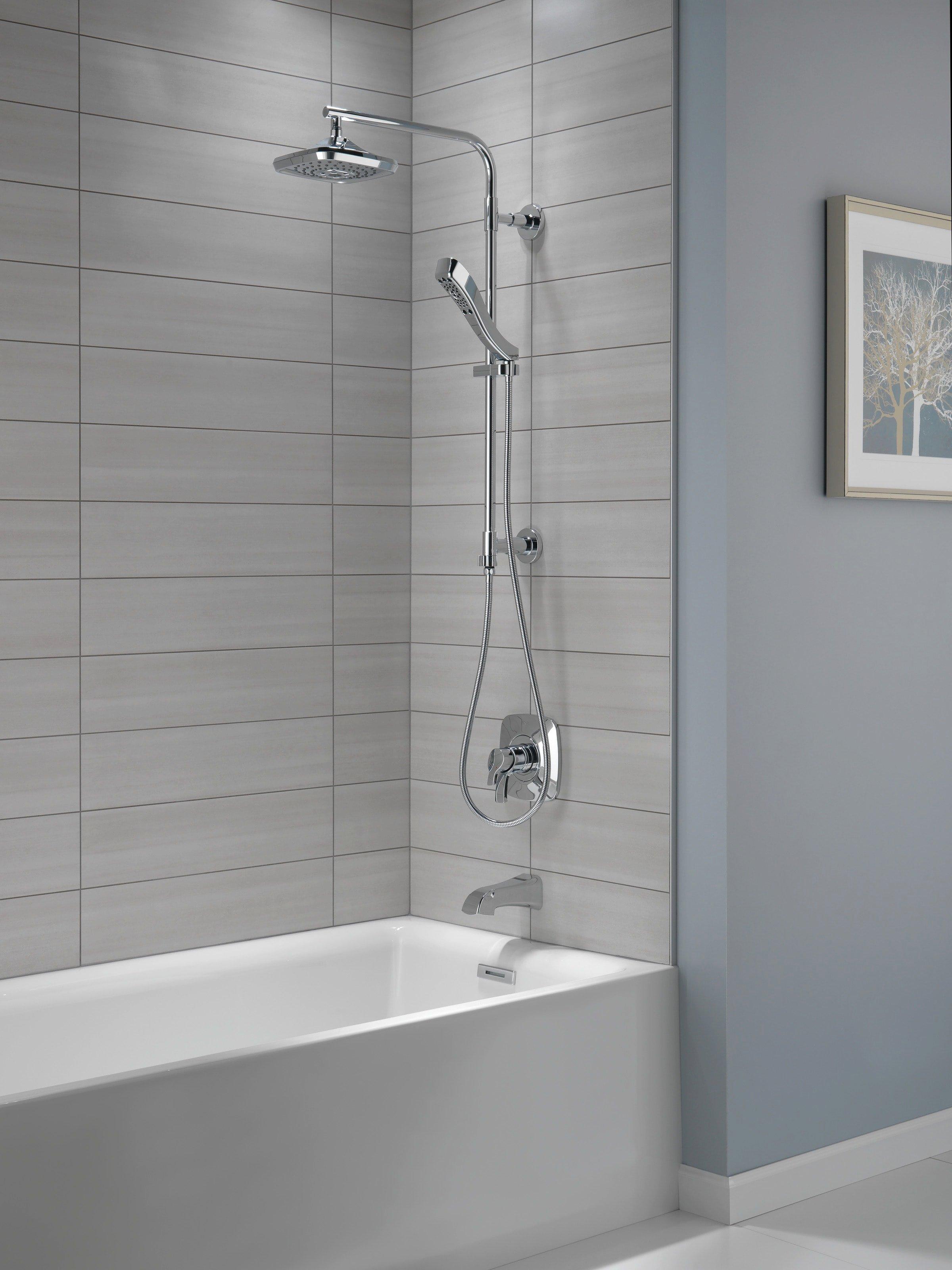Delta Faucet Matte Black No Handle Multi Function Shower System 