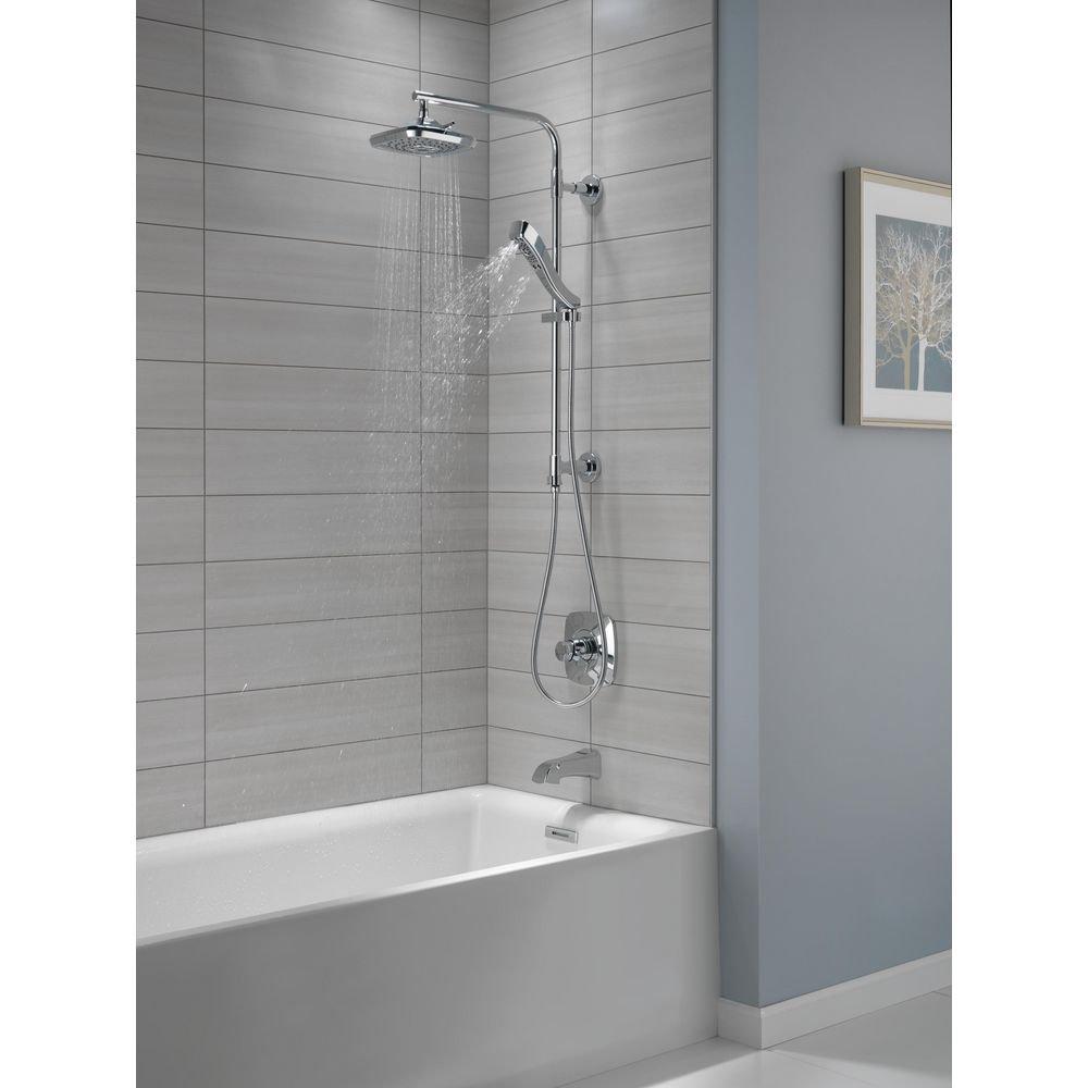 Delta Faucet Matte Black No Handle Multi Function Shower System 