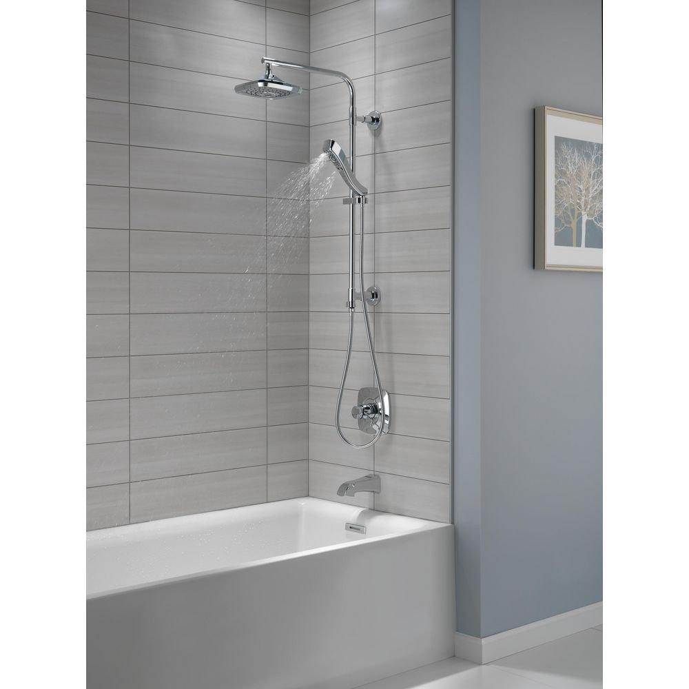 Delta Faucet Matte Black No Handle Multi Function Shower System 