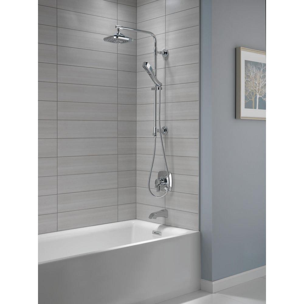Delta Faucet Matte Black No Handle Multi Function Shower System 