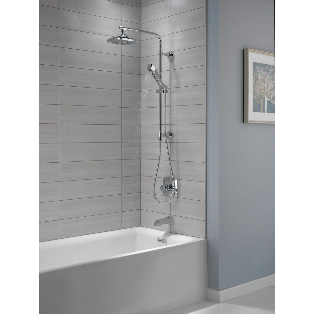 Delta Faucet Matte Black No Handle Multi Function Shower System 