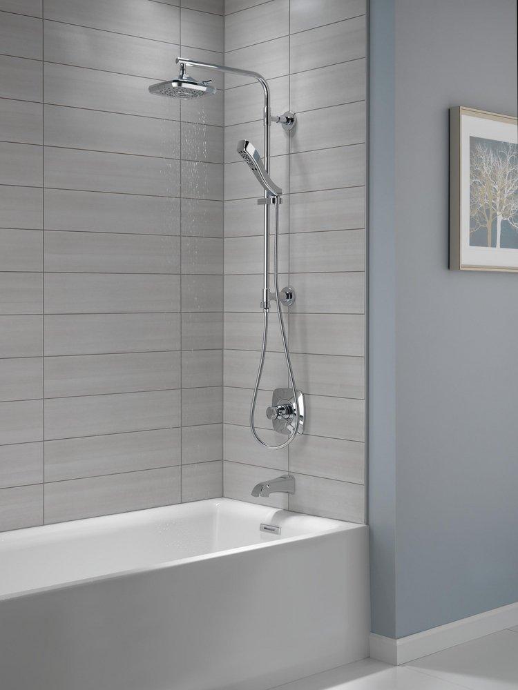 Delta Faucet Matte Black No Handle Multi Function Shower System 