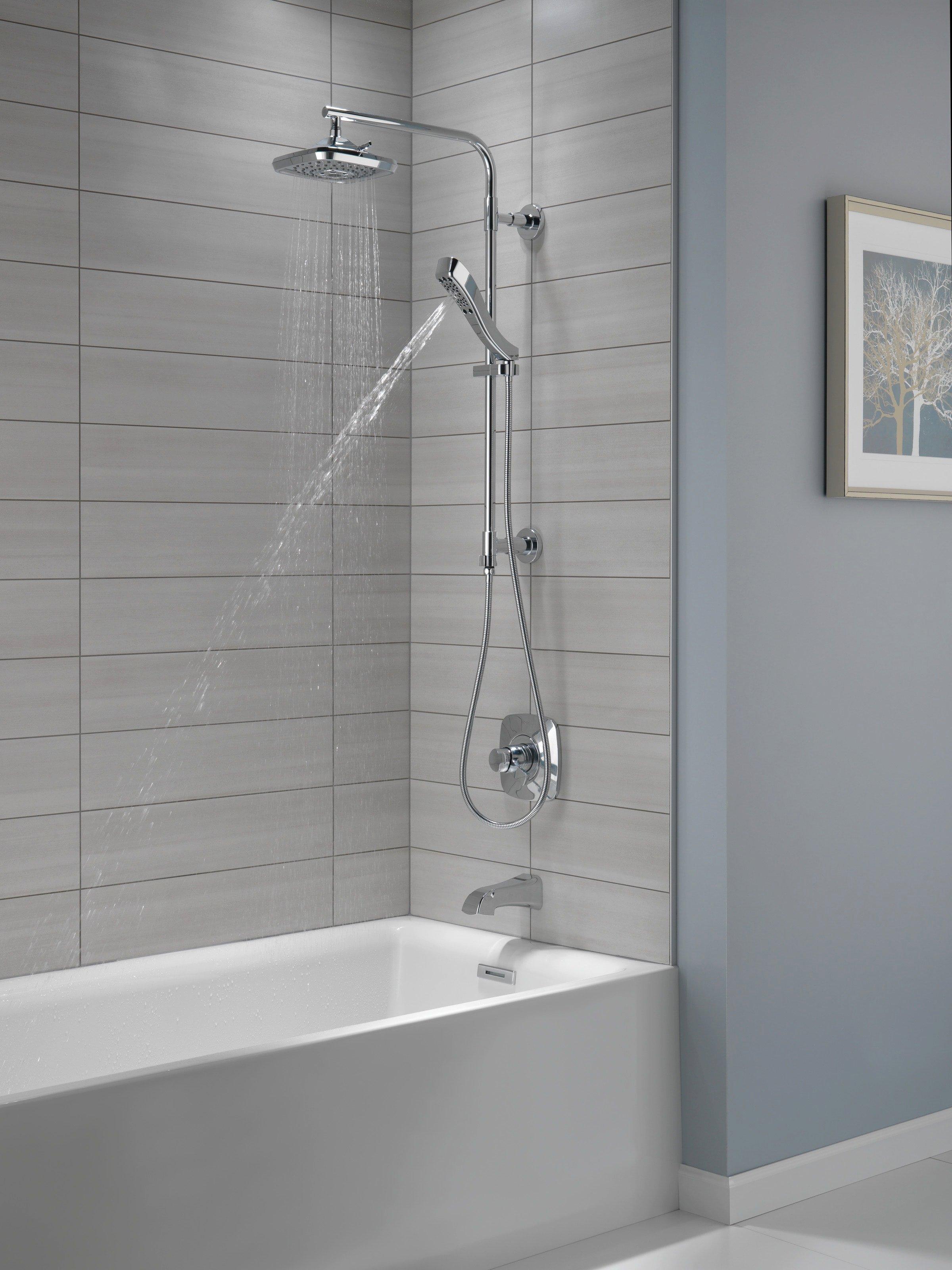 Delta Faucet Matte Black No Handle Multi Function Shower System 