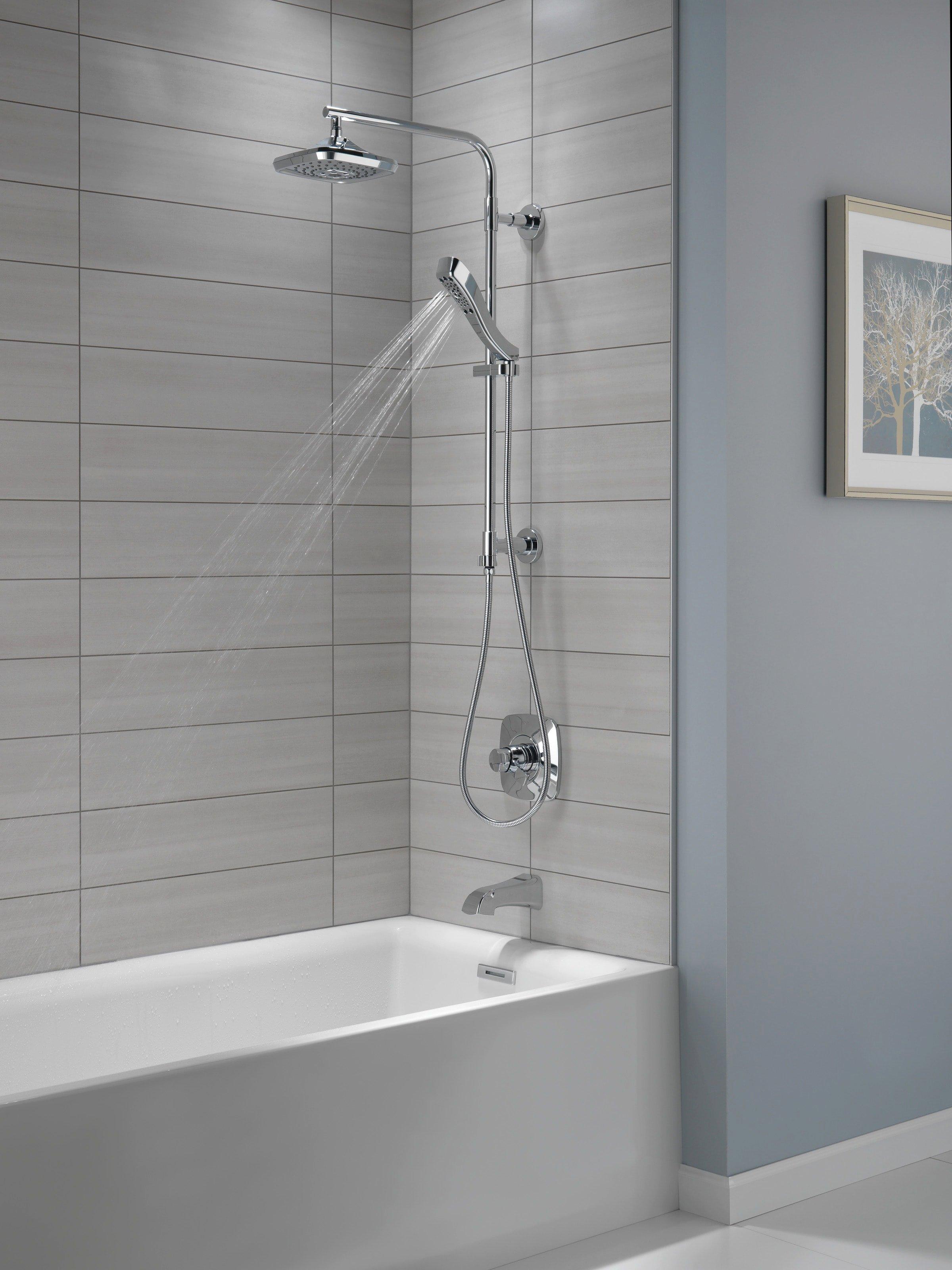 Delta Faucet Matte Black No Handle Multi Function Shower System 
