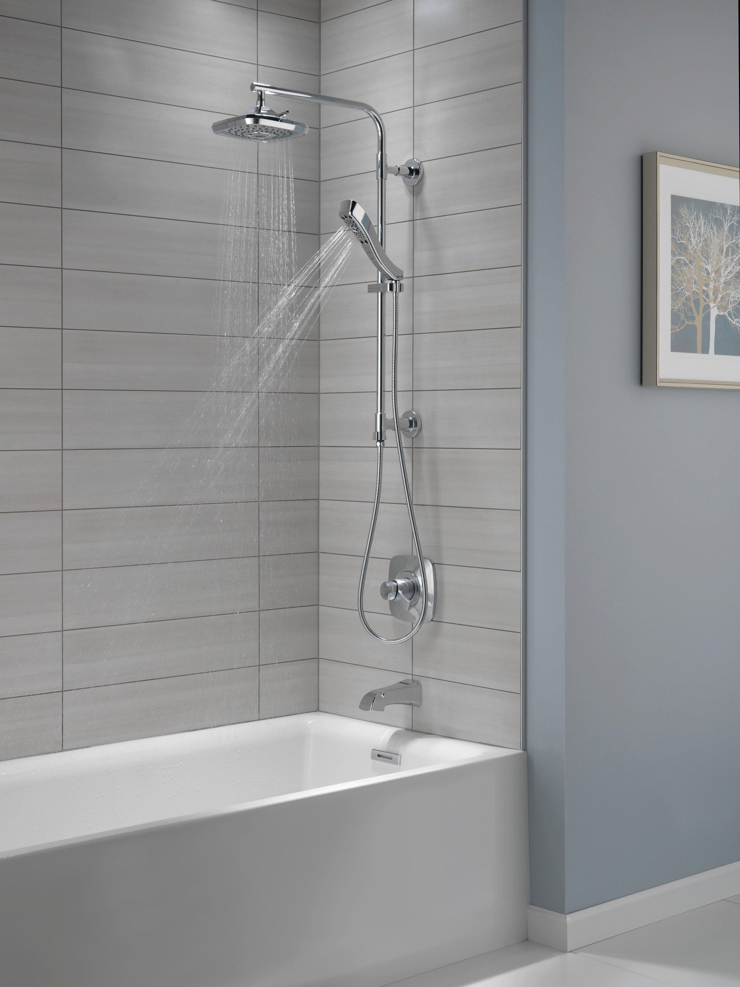 Delta Faucet Matte Black No Handle Multi Function Shower System 