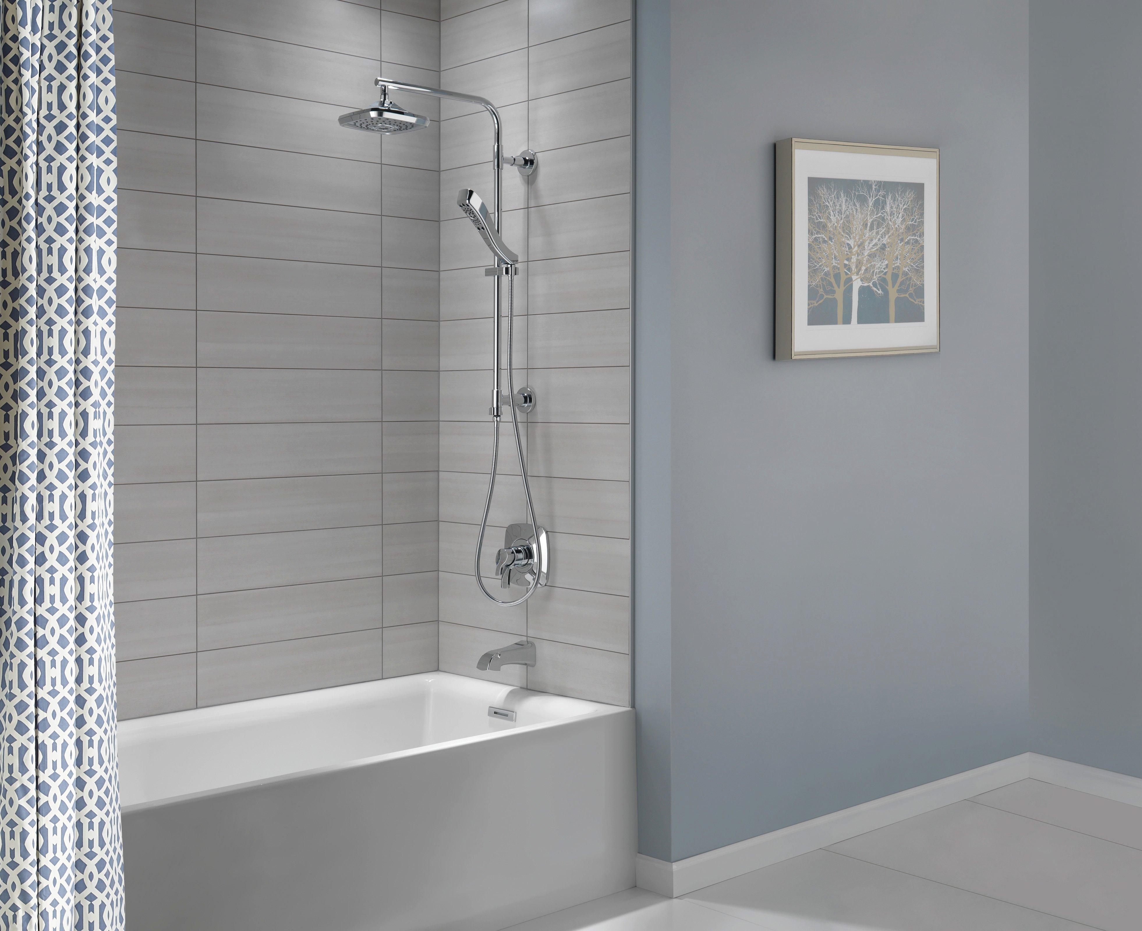 Delta Faucet Matte Black No Handle Multi Function Shower System 