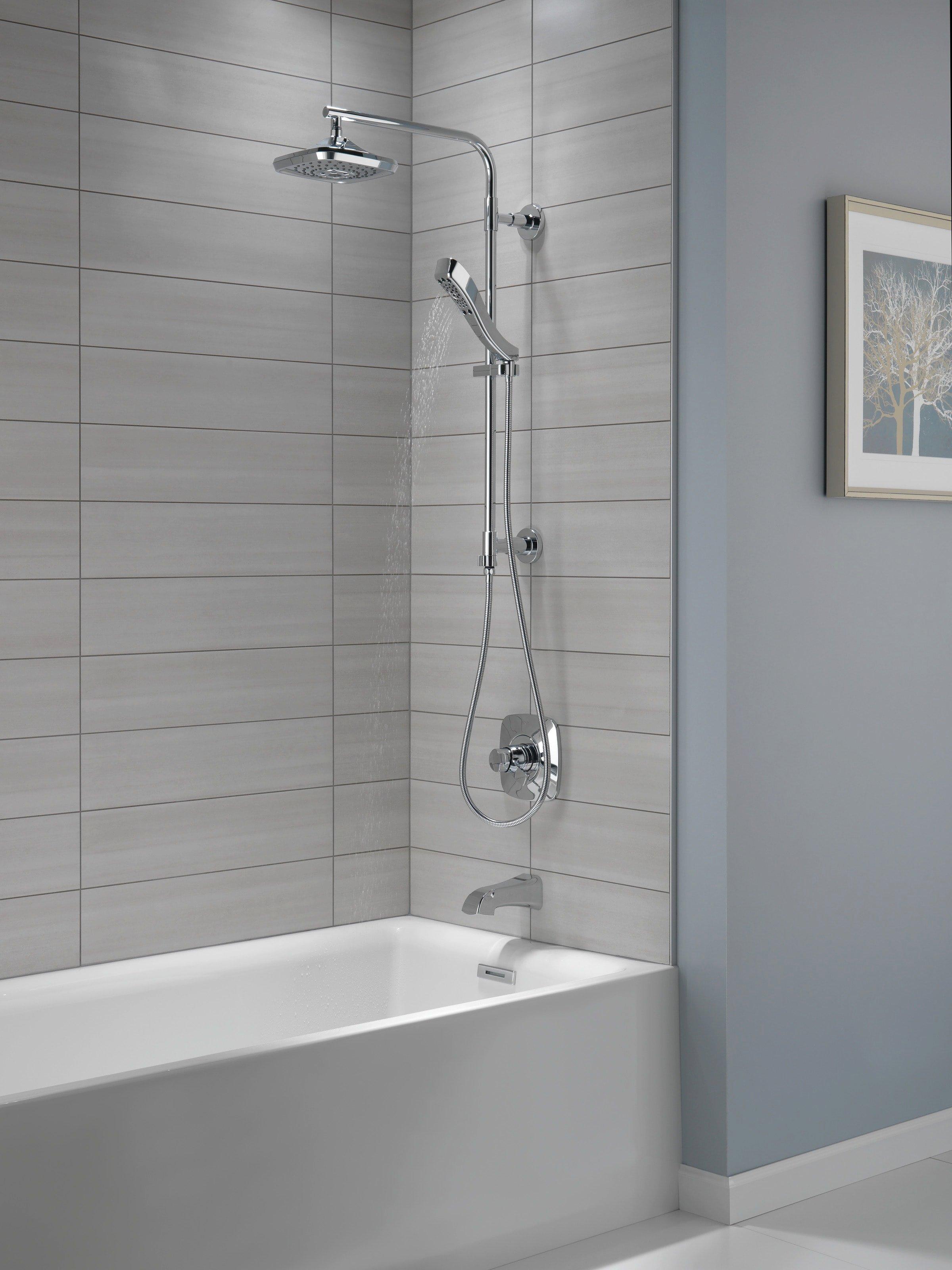 Delta Faucet Matte Black No Handle Multi Function Shower System 