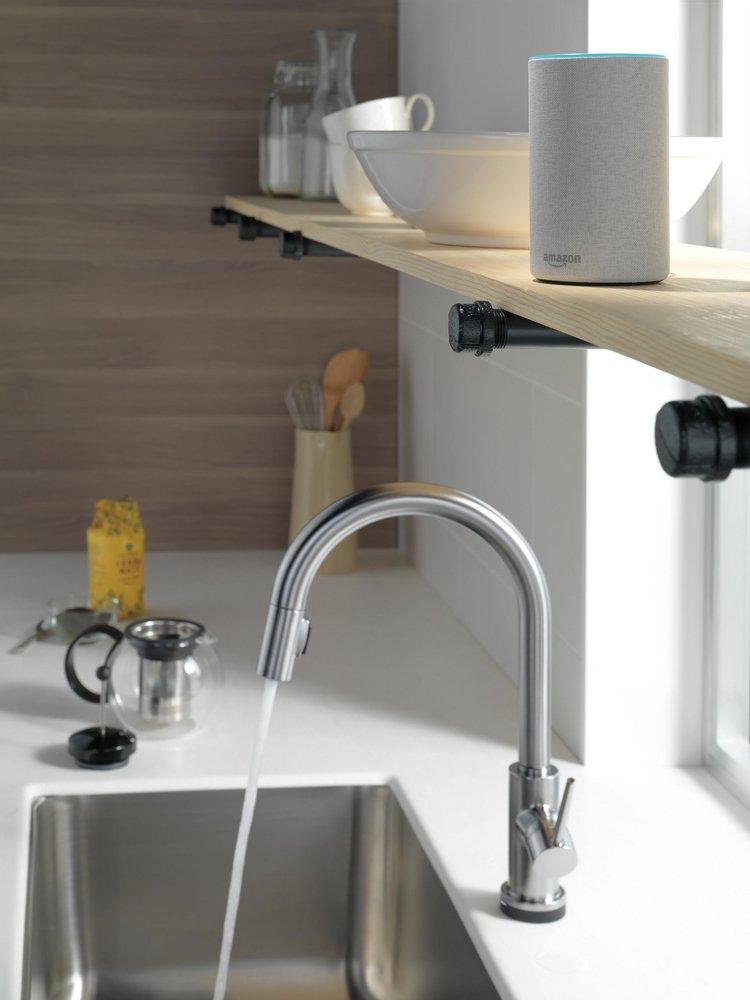 Delta Faucet Black 2-1/2 in. Plastic VoiceIQ Module 