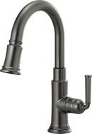 Single Handle Pull Down Bar Faucet in Brilliance® Luxe Steel®