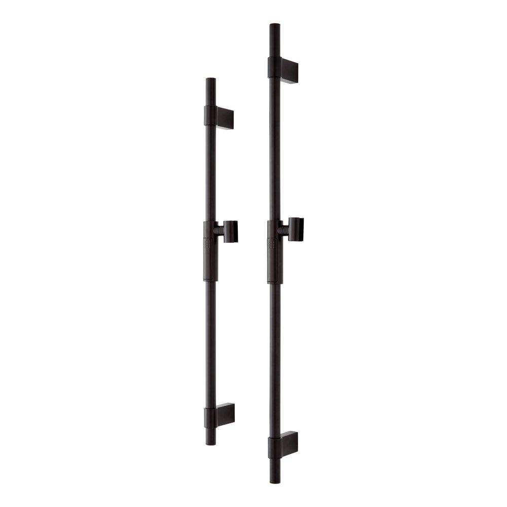 Signature Hardware Brushed Nickel 3 in. Shower Rail 