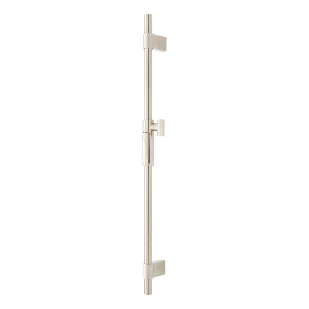 Signature Hardware Brushed Nickel 3 in. Shower Rail 