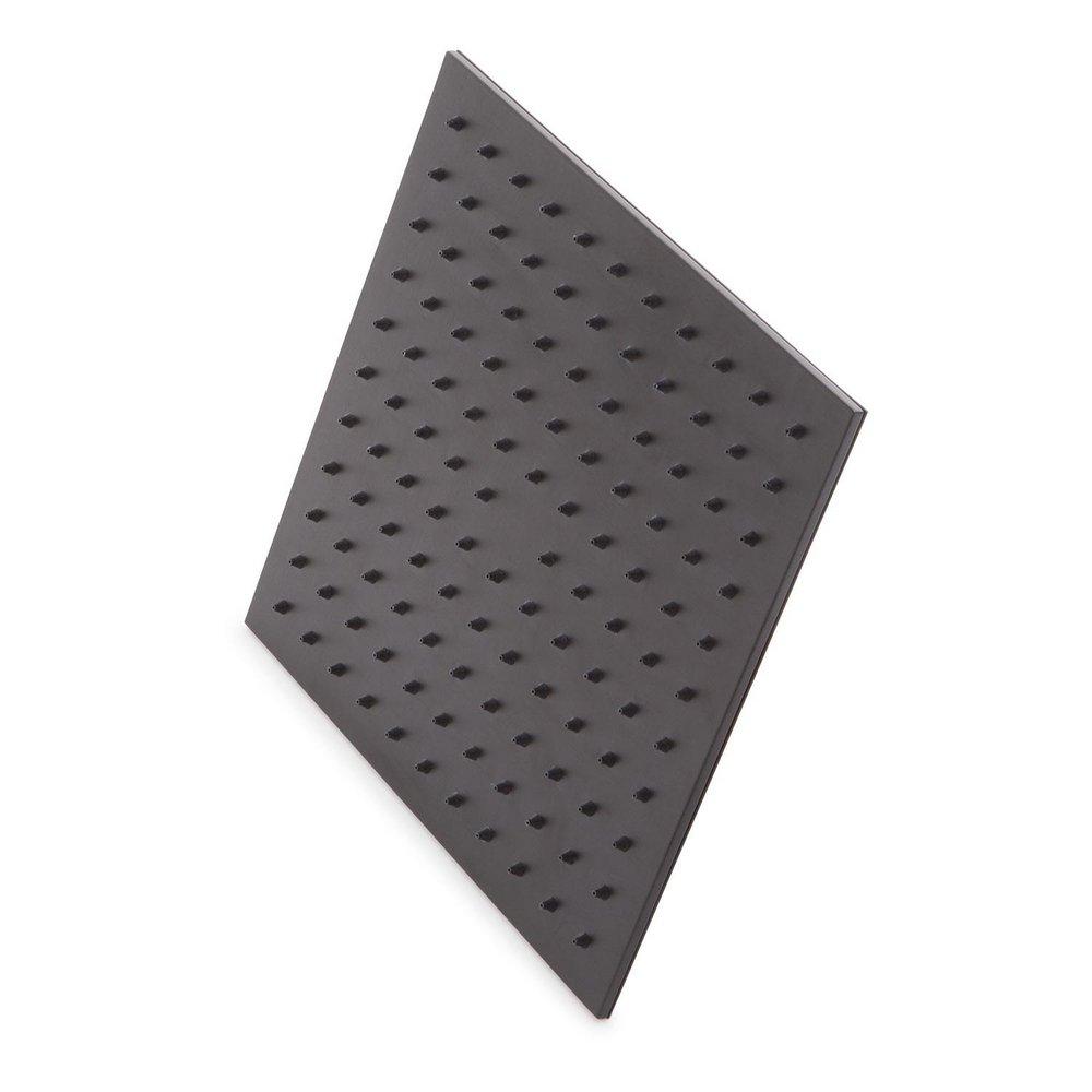 Signature Hardware Matte Black Single Rainfall Showerhead 