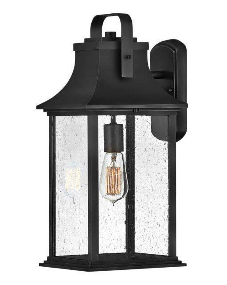 Hinkley Textured Black 100W 1-Light 19 in. Outdoor Wall Sconce 