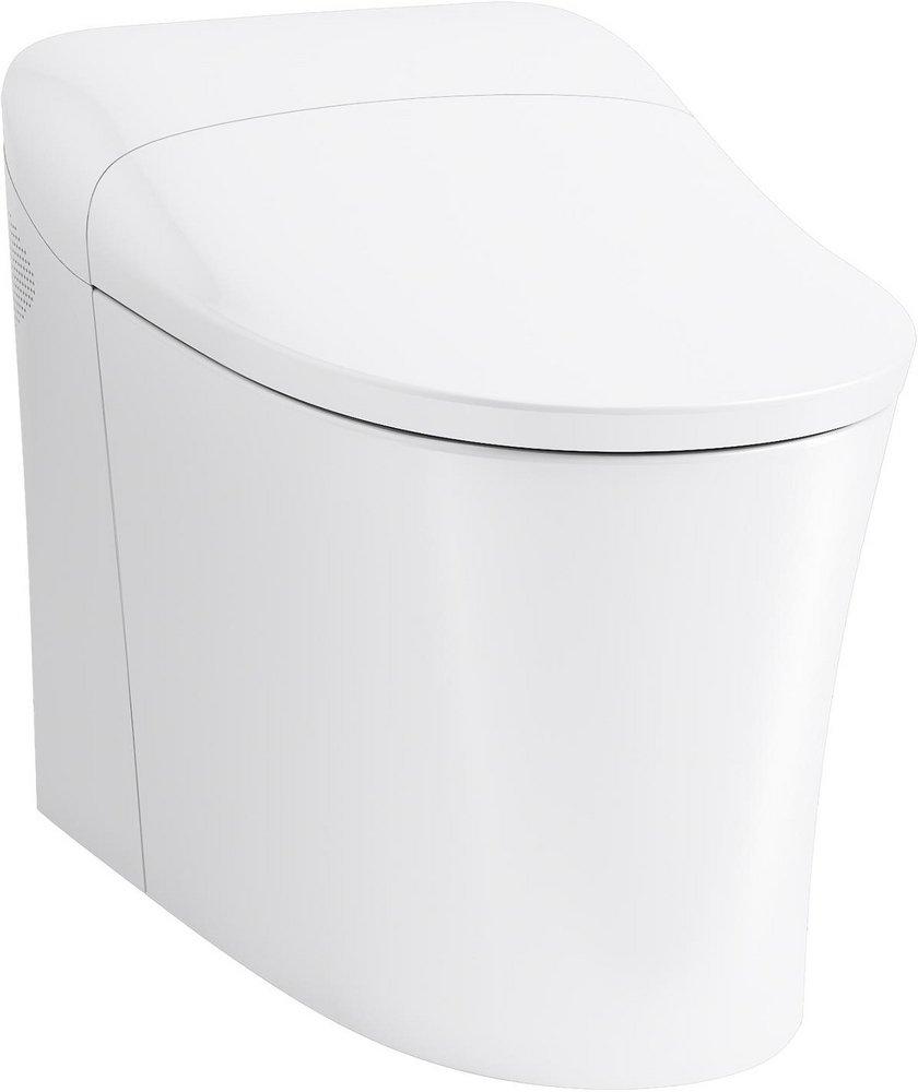 KOHLER White 0.87 gpf Elongated Floor Mount One Piece Toilet 