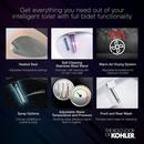 KOHLER White 0.87 gpf Elongated Floor Mount One Piece Toilet 
