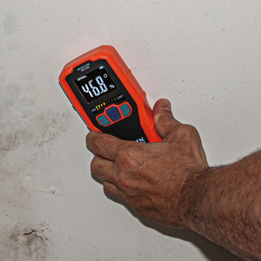 Klein Tools Black Battery Moisture Meter 