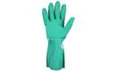 15 mil Size L Nitrile Rubber Reusable Glove in Green