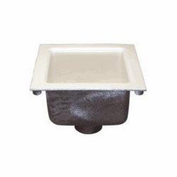 8-7/8 x 8-7/8 x 6 in. Floor Mount Cast Iron Floor Sink