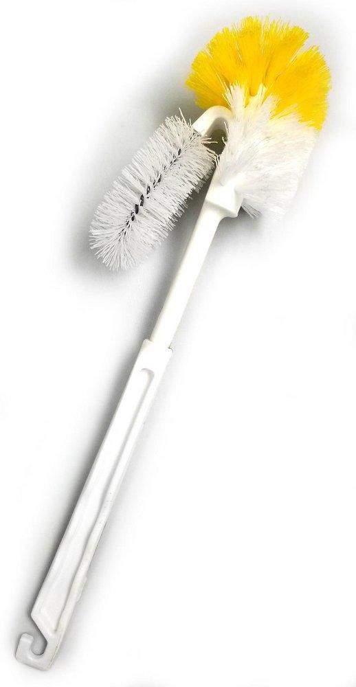 Abco White 15-1/2 in. Polypropylene Toilet Bowl Brush 