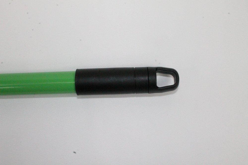 Abco Blue 30 in. x 7/8 in. Nylon Bristle Lobby Broom in Yellow and Blue 