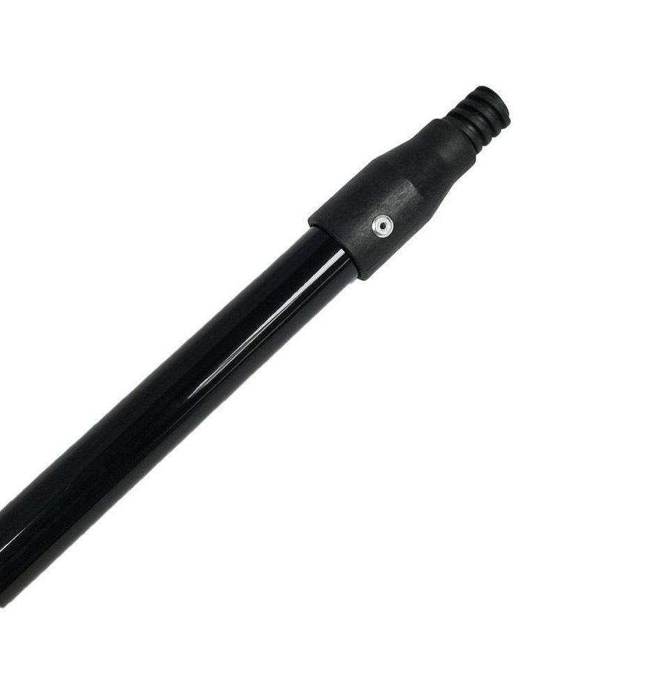 Abco Black Powder Coat Lobby Broom with Steel Handle 